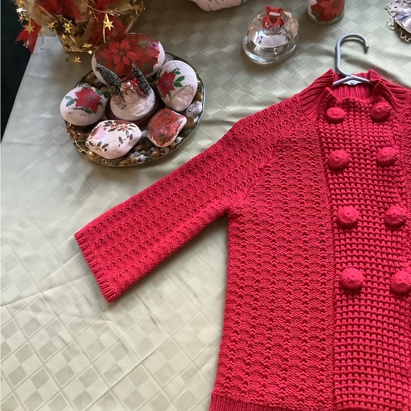 Style & Co Beautiful 🌹NWT Red Snap Button Sweater. - Picture 14 of 14